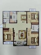 九龍新城電梯洋房3樓 不頂不沖104.68平 三室二衛(wèi)38萬(wàn)
