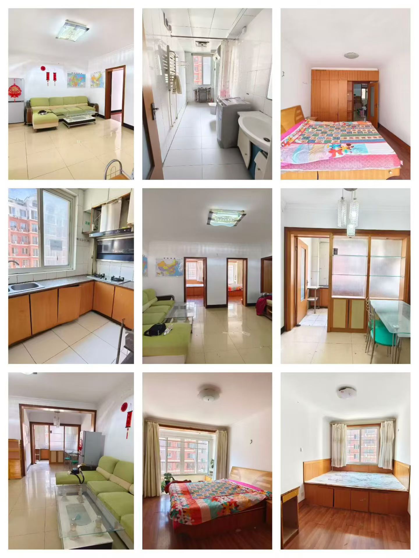 @700/月，陽(yáng)光小區(qū)1期，3樓!